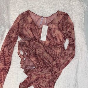 MESH BODYSUIT URBAN OUTFITTERS